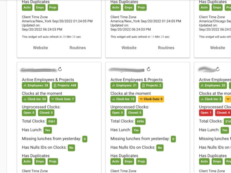 Client Dashboard API